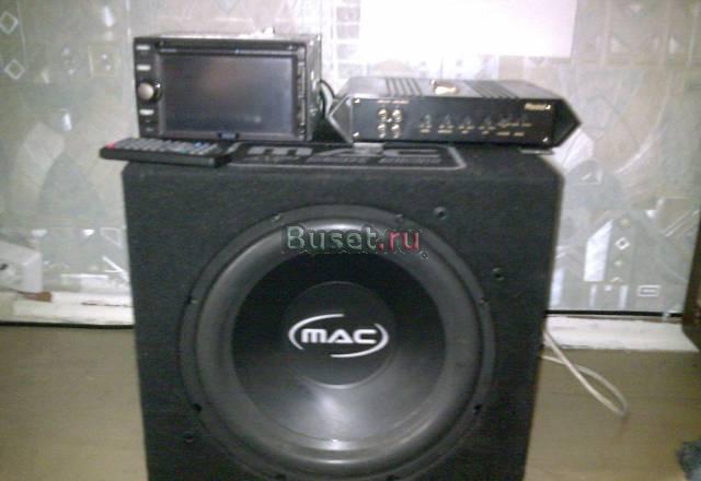 Саб, усилитель, Магнитола, провода Москва