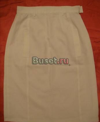 Белая летняя юбка WoolCotton Новая, прямая Москва