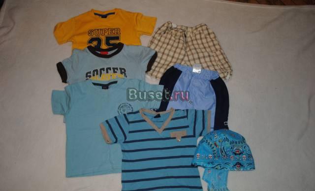 Вещи пакетом на мальчика р92. Футболки+шорты+банда Москва