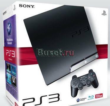 Sony PlayStation 3 Slim (120 Gb + 2 диска Москва