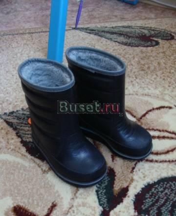 Утепленные резиновые сапожки Москва
