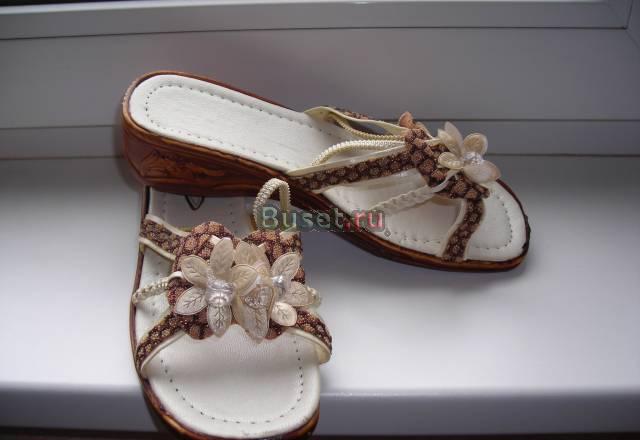 Новые летние легкие шлепки р.34 Москва