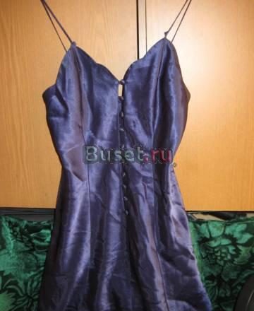 Шёлковый комплект халатик + ночнушка Москва