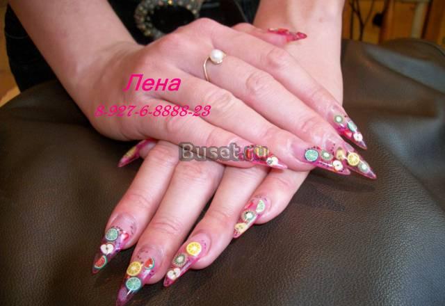Наращивание и укрепление ногтей в самаре. дизайн Самара