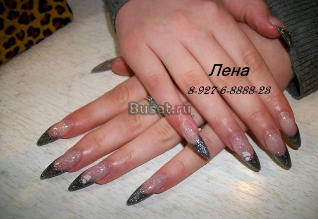 Наращивание и укрепление ногтей в самаре. дизайн Самара