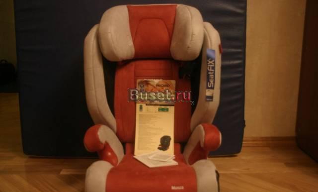 Новое recaro Monza Seatfix Ruby/Cream  15 - 36 Москва