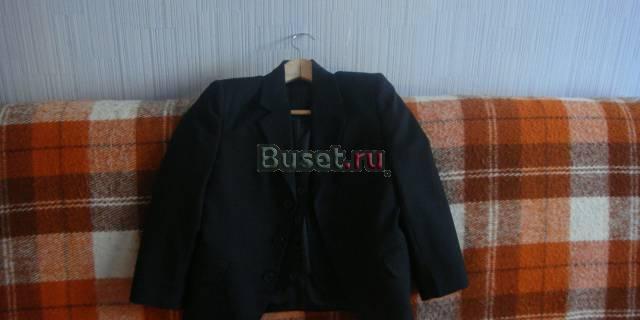 Пиджак черный классический + жилетка к нему Москва