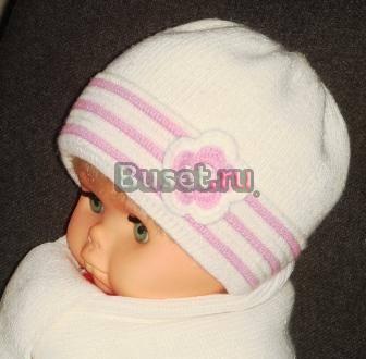 Комплект  шапочка и шарф р50 - 52 Москва