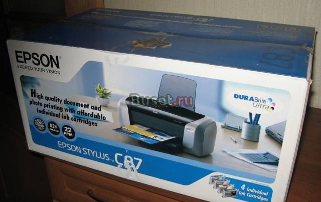 Принтер epson stylus C87 Москва