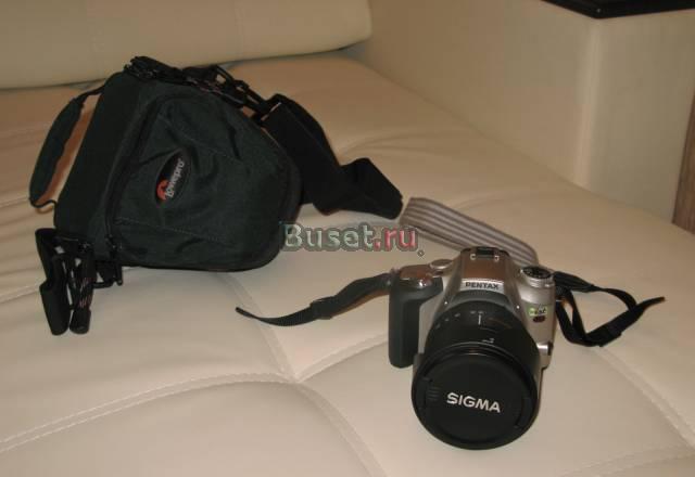 Фотоопарат Pentax ist с обьективом sigma Москва