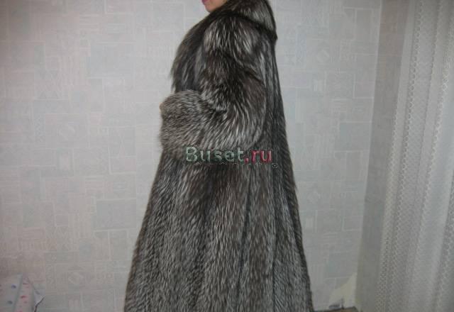 Шуба из меха чернобурки Калининград