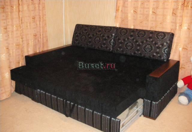Диван угловой "Чёрный монарх" Санкт-Петербург