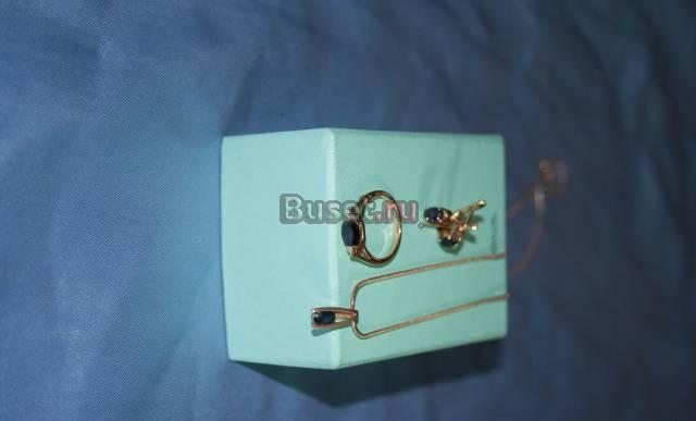 Набор с сапфиром Москва