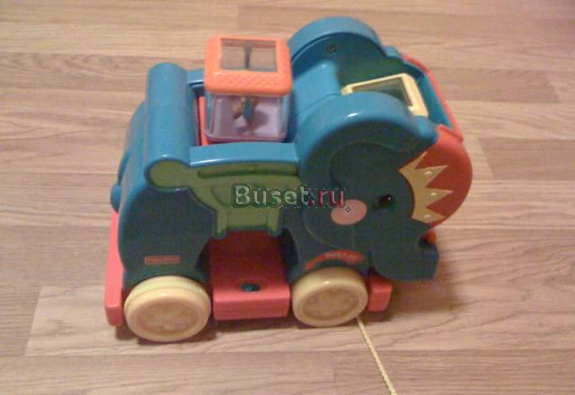 Слоненок с кубиками Fisher Price Москва