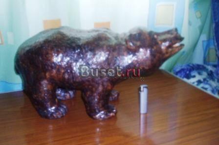 Большой медведь (керамика) Москва