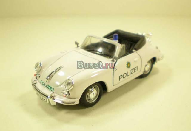 Porsche 356B Cabriolet Polizei, 1/43, белый Санкт-Петербург