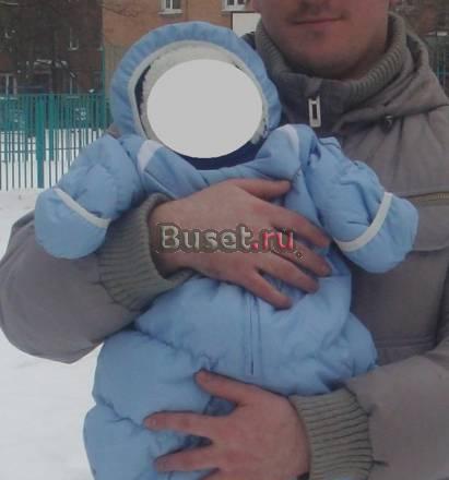 Комбинезон Huppa, размер 56-62, цвет нежно голубой Москва