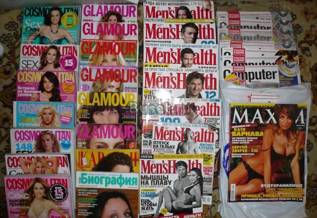 Глянцевые журналы cosmo и mens health  за 25 руб Москва