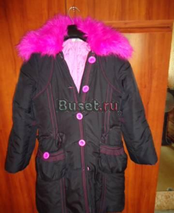 Пальто зимнее для девочки Москва
