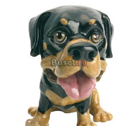 Фигурка собачки, керамика Москва