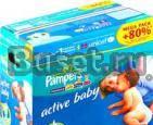 Подгузники  Pampers Active Baby Mega 11-25кг Москва