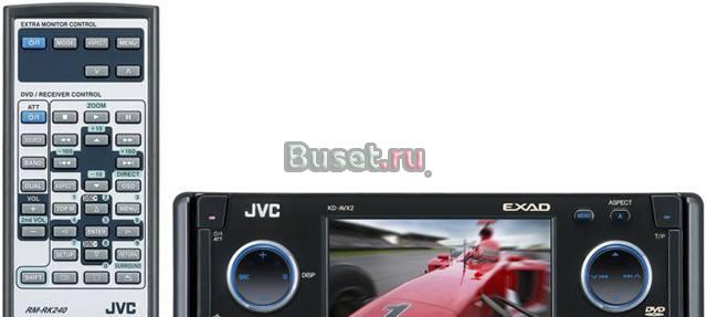 DVD-ресивер со встроенным ЖК-дисплеем JVC KD-AVX2 Москва
