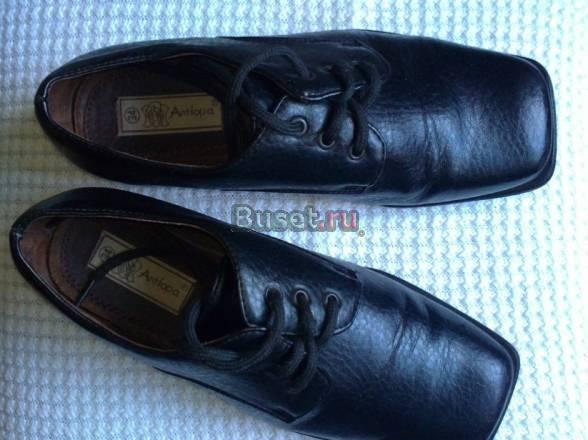 Кожаные ботинки на мальчика,фирмы Антилопа,р 34 Москва