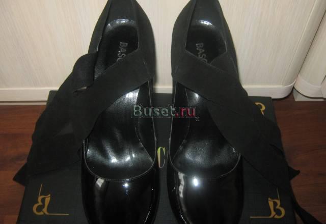 Брендовые туфли нат.кожа лак+ замша. р.39-40 Санкт-Петербург