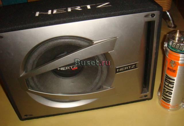 Сабвуфер hertz250 +конденсатор mysteri Москва