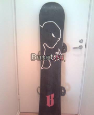 Сноуборд + крепления burton 154 Москва