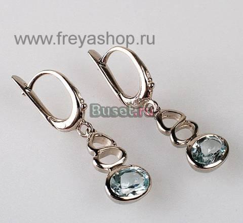 Шикарные серебряные украшения с топазами Москва
