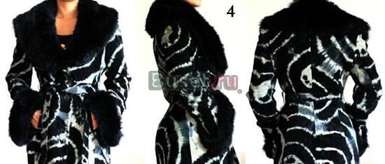 Дублёнка пятнистая с мехом Санкт-Петербург