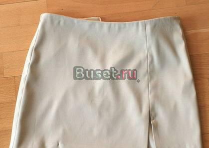 Юбка кремовая с разрезом Санкт-Петербург