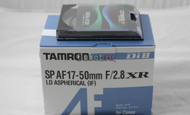 Новый объектив Tamron SP 17-50 mm f/2.8 для Canon Санкт-Петербург