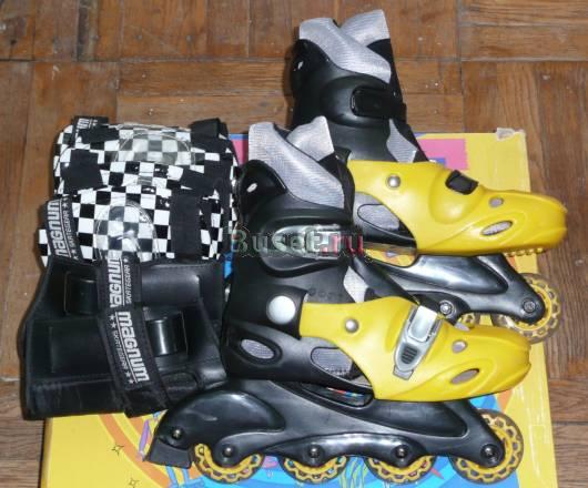 Роликовые коньки раздвижные + комплект Санкт-Петербург