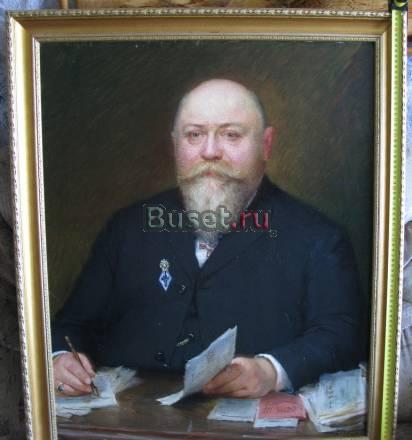 Старинная картина Анри Луба, импрессионизм Москва