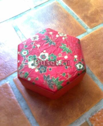 Ткатулка. Япония. Папье-маше. 90-ые гг Москва