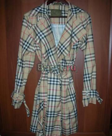 Плащ новый ткань Burberry Италия оригинал Санкт-Петербург
