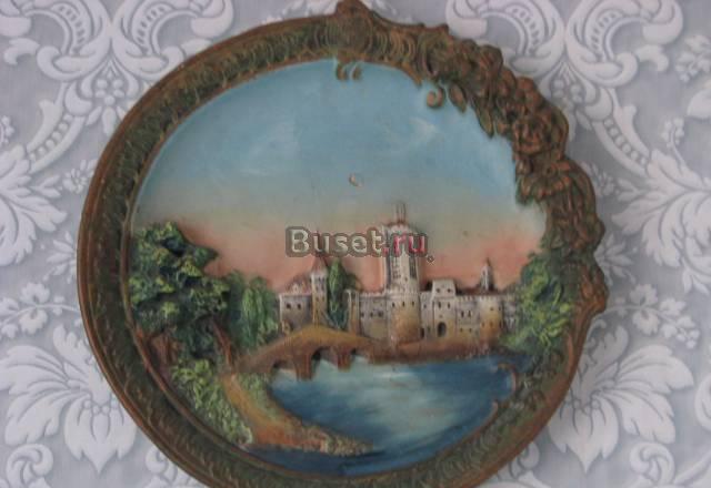 Настенные тарелки антикварные, пара Москва
