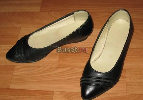 Туфли кожаные танкетки р.36 Санкт-Петербург