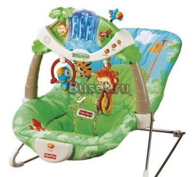 Fisher Price шезлонг "Тропический лес" Москва