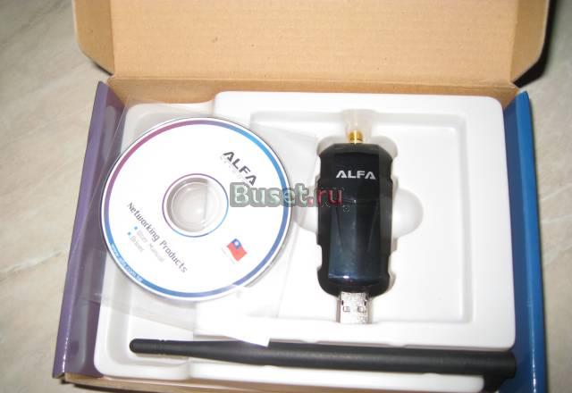 Мощный WiFi адаптер alfa awus 036NEH 1000mw Москва