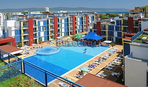 Квартира-студия в Болгарии, Несебр, 200м до пляжа Хабаровск