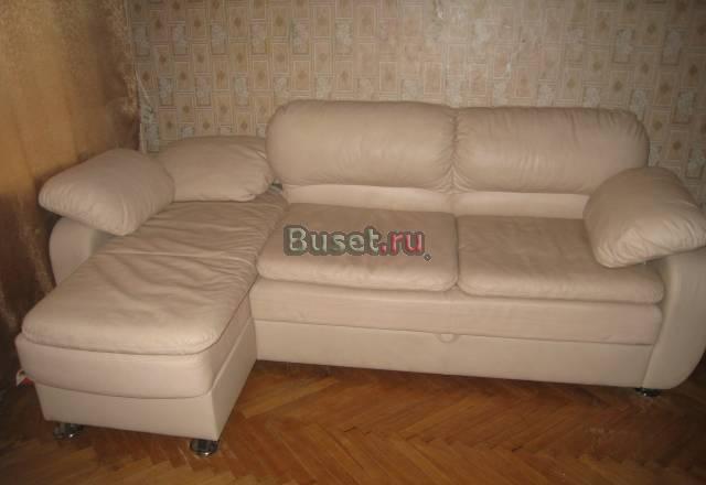 Угловой кожаный диван Москва