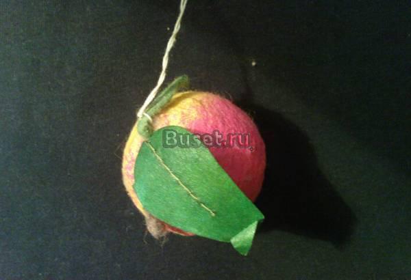 ЕЛОЧНАЯ ИГРУШКА - ПЕРСИК ПАПЬЕ МАШЕВАТА Ярославль