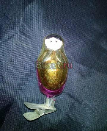 ЕЛОЧНАЯ ИГРУШКА НА ПРИЩЕПКЕ - МАТРЕШКА МАЛАЯ Ярославль