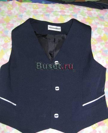 Жилетка школьная синяя девочке рост 150 Санкт-Петербург