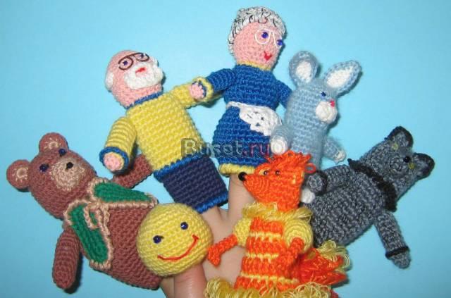 Куклы пальчиковые "Первые сказки" Чайковский