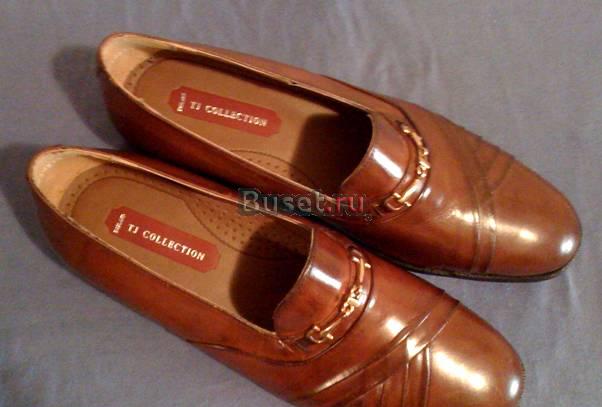 Кожаные мужские туфли TJ Collection (Англия) Москва