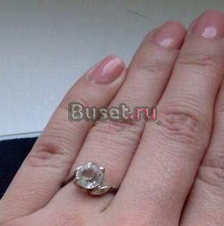 Кольцо с горным хрусталём 16,5 р Москва